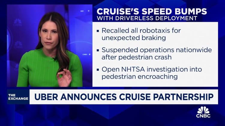 Uber 宣布与 Cruise 合作提供无人驾驶服务