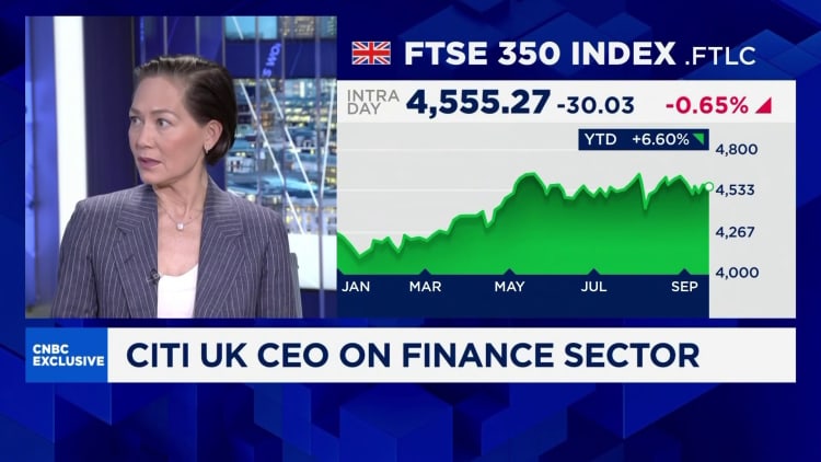花旗英国首席执行官称英国养老金改革是释放增长潜力的关键