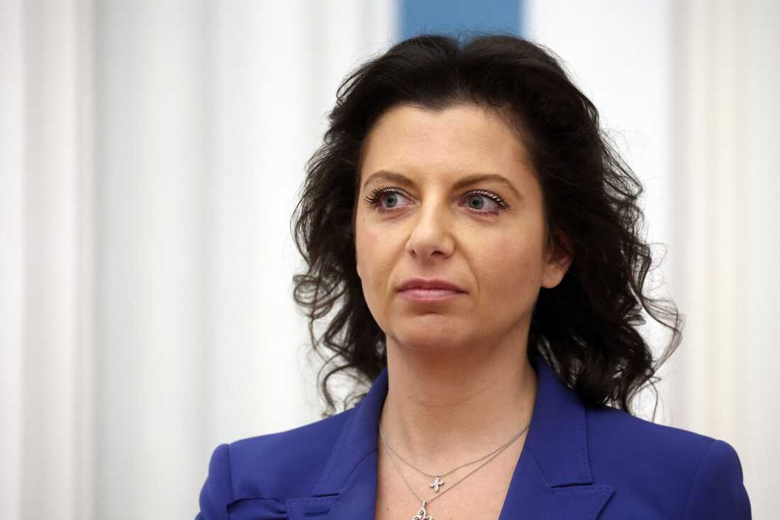 RT 主编玛格丽塔·西蒙尼扬 (Margarita Simonyan),2022 年。