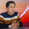 2016 年 5 月 23 日,阿波罗·基博洛伊 (Apollo Quiboloy) 在菲律宾南部达沃市参加他的脱口秀节目。