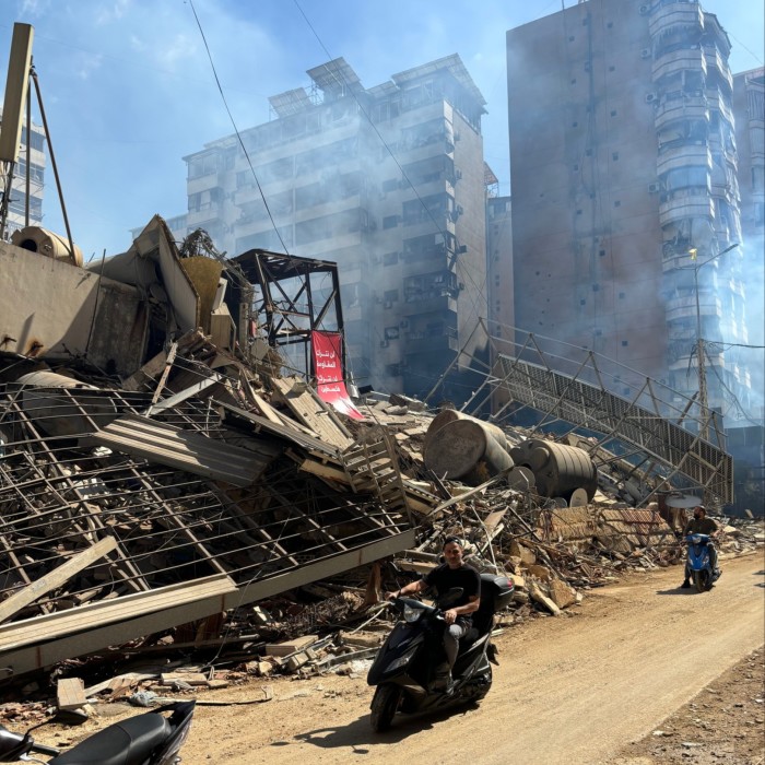 黎巴嫩贝鲁特 Dahiyeh 区受损