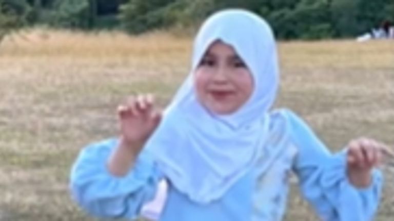 萨拉·谢里夫。图片来源：萨里警方