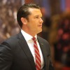 2016 年国防部长提名人皮特·赫格斯 (Pete Hegseth) 的档案照片。赫格斯曾在国民警卫队服役,现在是福克斯新闻的主持人。如果得到证实,他将成为美国历史上最缺乏经验的国防部长。