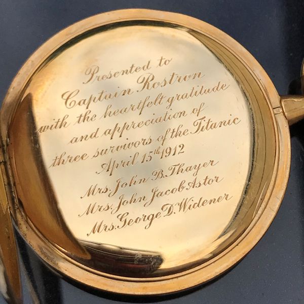 手表上的铭文。图片:PA